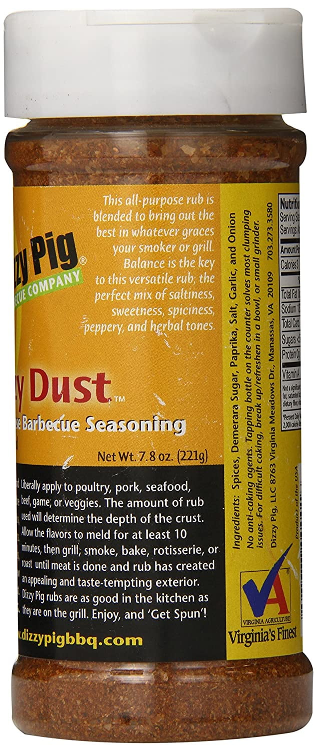 Dizzy Pig Dizzy Dust BBQ Seasoning - 8 oz jar