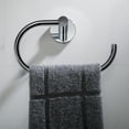 thumbnail image 7 of Kraus Bathroom Towel Ring, Chrome, 7 of 7