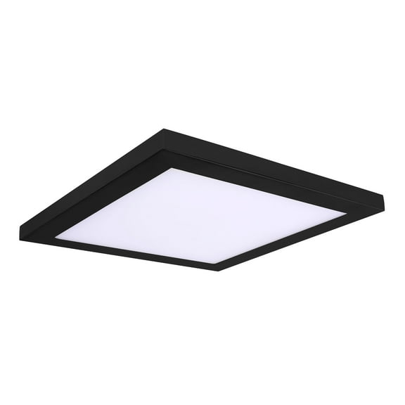 AMAX LIGHTING INC. LED-SM13DL-BLK LED PLATTER SQUARE LIGHT 13 x 1 BLACK