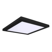 AMAX LIGHTING INC. LED-SM13DL-BLK LED PLATTER SQUARE LIGHT 13 x 1 BLACK