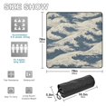 thumbnail image 3 of Waves Blue Beach Blanket Outdoor Picnic Mat Sandproof Waterproof Foldable for Camping Travel Hiking, 3 of 6