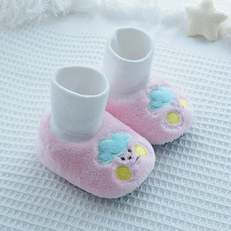 

Quealent Baby Sock Shoes Baby Boys Girls Cowboy Boots Tassel Snow Boots Warm Winter Lining Prewalker Ankle Boot Pink 12 Months