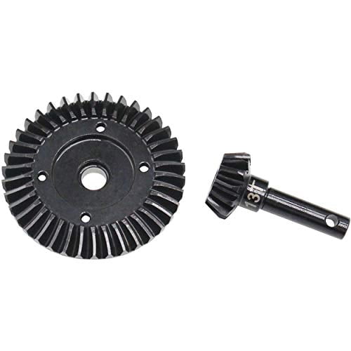 Hot Racing SWRA9383 HD Spiral Bevel Gear Set 38T/13T AX10 Stock