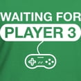 thumbnail image 3 of CafePress - Waiting For Player 3 T Shirt - Women's V-Neck Dark T-Shirt, 3 of 4