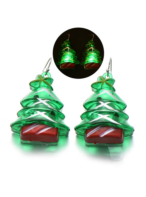 Light Up Earrings Christmas