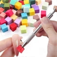 thumbnail image 2 of Nail Sponge with Metal Grabber Multicolor/White Nail Art Sponge Blocks for Women Girls Manicure Kit, 2 of 5