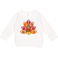 thumbnail image 2 of Inktastic Thanksgiving Cute Football Turkey Toddler Sweatshirt, 2 of 4