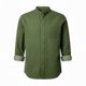 thumbnail image 4 of Ceisia Men's Regular-Fit Stand-Collar Single-Patch-Pocket Long-Sleeve Shirt Multi-Solid Gift, 4 of 6
