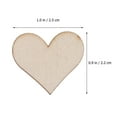 thumbnail image 3 of Worgeous Heart Shaped Wooden Pieces for DIY Crafts and Decorations Beige Color Perfect for Hand Painting and Holiday Ornaments 2 5cm, 3 of 4