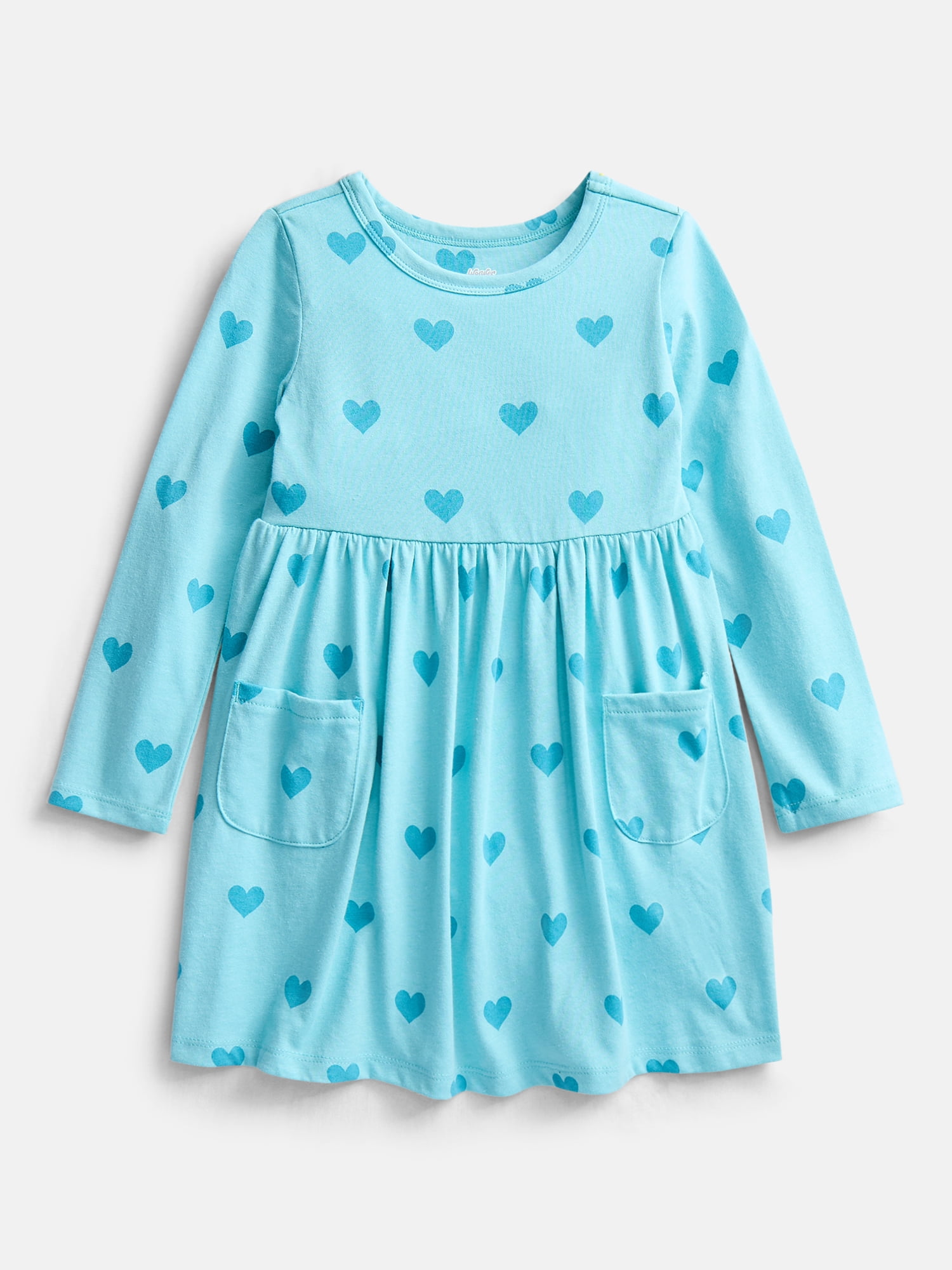 Wonder Nation Toddler Girls Printed Dress and Leggings Outfit Set, 2-Piece, Sizes 18M-5T