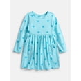 thumbnail image 2 of Wonder Nation Toddler Girls Printed Dress and Leggings Outfit Set, 2-Piece, Sizes 18M-5T, 2 of 5