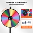 thumbnail image 3 of KFFKFF Roue Tournante de 24 Pouces pour Prix, Roue Tournante à 14 Emplacements, Roue de Roulette avec Effacement à Sec et 2 Marqueurs, Jeux de Rotation de Fortune sur Table Ou sur Pied pour Gagner dans les Fêtes, Pub, Salon Professionnel, Carnaval, 3 of 9