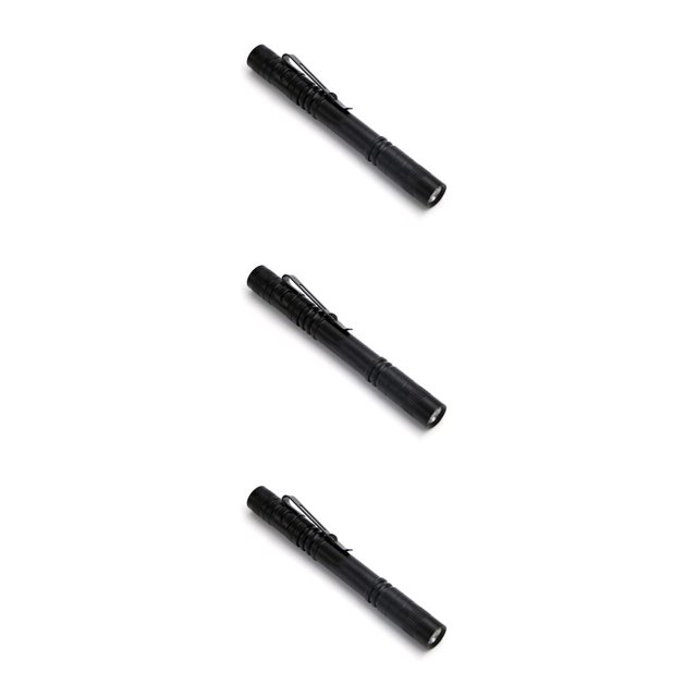 Advancent Linterna LED con forma de bolígrafo de 13,3 cm, 1,8-3V, antideslizante, resistente al agua, portátil, para acampar, senderismo, Type1 NO1