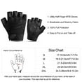 thumbnail image 3 of INBIKE Half-Finger Bicycle Gloves Unisex MTB Biking Gloves Black, 3 of 7