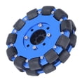 thumbnail image 3 of Roue Omnidirectionnelle, Moyeu en Alliage d'Aluminium Stable, Roues Omnidirectionnelles à Roulement Double Robustes, Structure à Double Roulement pour Bricolage, Roue Omnidirectionnelle Simple M5604-0014-0127, Combinaison de Roues Omnidirectionnelles Doubles, 3 of 7