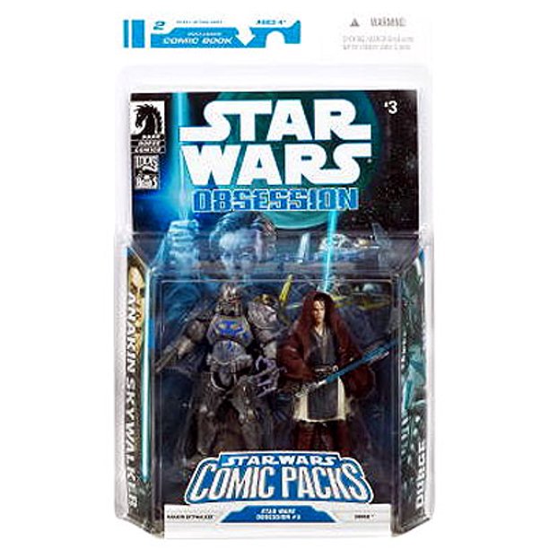 Star Wars Comic Packs 2009 Anakin Skywalker Durge Action Figure 2 Pack Walmart Com Walmart Com