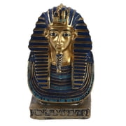 Yvsxxv Egyptian Pharaoh Statue Egyptian King Tutankhamun Figurine Resin Figurines Statue Bust Egypt Statue Resin Home Decor