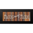 thumbnail image 2 of Rae, Marla 18x9 Black Modern Framed Museum Art Print Titled - Farm Sweet Farm, 2 of 5