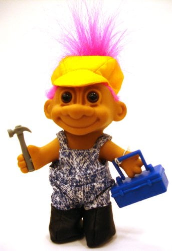 troll doll pink
