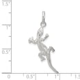thumbnail image 2 of 925 Sterling Silver Lizard Necklace Charm Pendant Amphibian Reptile, 2 of 6