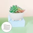thumbnail image 1 of Durable Silicone Desktop Planter Adorable Dinosaur Design Mini Decorative Pot for Succulents and Small, 1 of 3