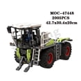 thumbnail image 2 of New MOC47448/MOC-8830 Building Block Agricultural Vehicle Tractor Tipper Trailer Assembly Model Adult Children‘s Toy DIY Gift, 2 of 6