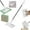 27.56in 6 Cloths#002, variant on Convenient Cloth Changing Mini Mop, Automatic Cloth Changing Snap Grip Mini Mop, Dust with Handle, Multi Surface Floor Mopping, with Locking Head & Sweeping Cloths for Wall, Window(27.56in,5 Cloths)