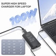 thumbnail image 2 of 100W USB-C Charger fit for Dell Laptop Precision 3541 3560 3580 5680 5770, XPS 14 17 9440 9700, Latitude 5340 5440 7340 7420 7640 9440, Inspiron 14 16 7430 7440, Dell Pro Rugged Type C Power Adapter, 2 of 7