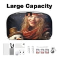 thumbnail image 3 of Christmas Hard Drive Bag Travel Organizer Phone Charger Organizer Small Electronics Travel Organizer Waterproof Oxford Fabric 5.9x9.44x3.14 in, 3 of 6
