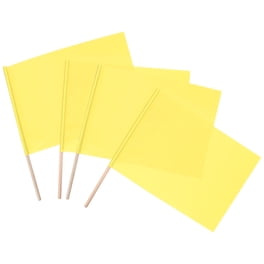 Lot 2 Drapeaux D'arbitre Assistant – Manche En Acier, Tissu Imperméable, Rétractable – Pour Football, Hockey, Basket-ball