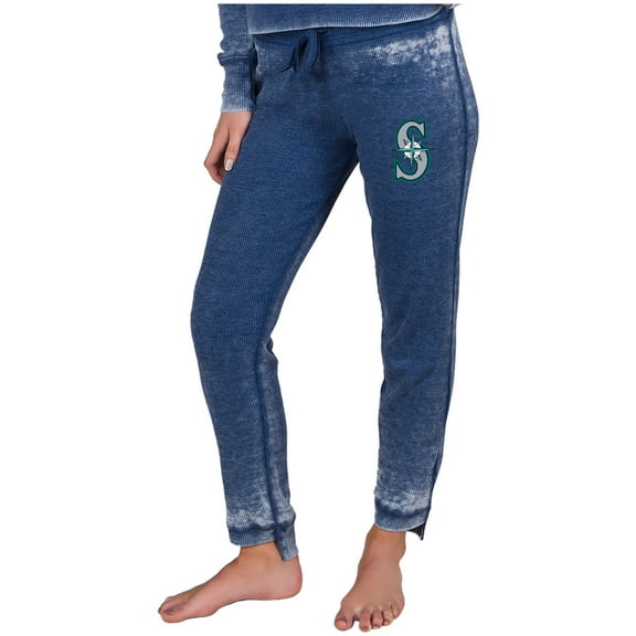 Women's Concepts Sport Navy Seattle Mariners Resurgence Waffle Knit Pants