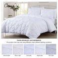 thumbnail image 5 of GpLuMy Berlin 3-Piece Pintuck Pinch Pleat Comforter Set (King, White), 5 of 9