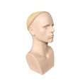 thumbnail image 5 of TOOYFUL Male Mannequin Head with Shoulders Display Stand Beauty Styling Tool Training Head for Hats Businesses Beauty Salon Skin, 5 of 10