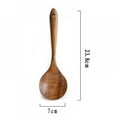 thumbnail image 2 of Unpainted Solid Wood Kitchen Tableware Wooden Kitchen Tools Spoon Rice Spoon Spatula, 2 of 6
