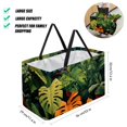 thumbnail image 2 of Tropical Plants Large Capacity Reusable Foldable Beach Bag | Oxford Cloth Beach Bag, Laundry Organizer, and Decorative Box, 2 of 7