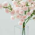 Efavormart 2 Bushes - 33" Blush Chrysanthemum Silk Flowers, Artificial ...