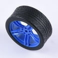thumbnail image 4 of Rueda de Coche de Motor TT de Neumático de Goma 4 Piezas para Coche Robot RC Modelo Coche Juguete para Niños # 2, 4 of 9