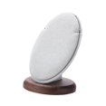 thumbnail image 2 of Expositor de joyas con base de madera, vitrina para exhibiciones, accesorios, estantes, tienda minorista Gris claro, 2 of 8