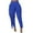 Blue, variant on XFLWAM Women's High Waist Fringe Pants Bodycon Sweatpants Bodycon Casual Side Tassel Long Pencil Bottoms Solid Color Knitted Tassel Pants Wine M