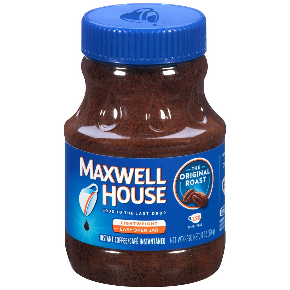 (2 Pack) Maxwell House Original Roast Instant Coffee, 8 oz Jar