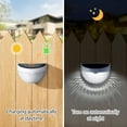 thumbnail image 2 of Solar Post Lights, Weatherproof Deck Lighting For A Reliable Outdoor Illumination, Automatic Work Mode Solar Deck Lights, 4 Pack, 2 of 7