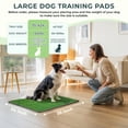 thumbnail image 2 of Tapete de césped para perros BurgeonNest 89 x 61 cm con bandeja y empapador lavable, 2 of 9