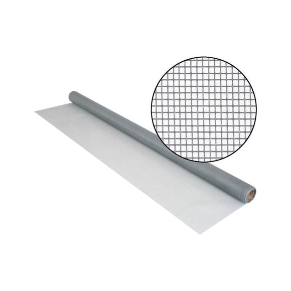 Tela de pantalla Phifer Wire, fibra de vidrio gris, 0,28 mm, 2,13 m x 91 cm