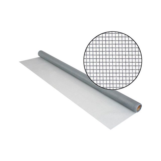 Tela de pantalla Phifer Wire, fibra de vidrio gris, 0,28 mm, 2,13 m x 91 cm