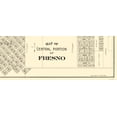 thumbnail image 2 of Historic City Map - Fresno Central California - Thomas 1892 - Vintage Wall Art, 2 of 4