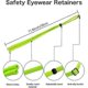 thumbnail image 3 of Eyeglass Straps, 6 pcs Adjustable Eyeglass Cords, Colored Eyeglass Holders, Sunglasses Straps for Women Men, 3 of 5
