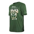 thumbnail image 2 of Unisex New Era Hunter Green Milwaukee Bucks Summer Classics T-Shirt, 2 of 3