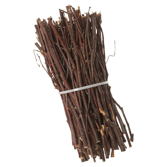 RENACLIPY Natural Birch Wood Sticks Brown for DIY Crafts and Wedding Decor
