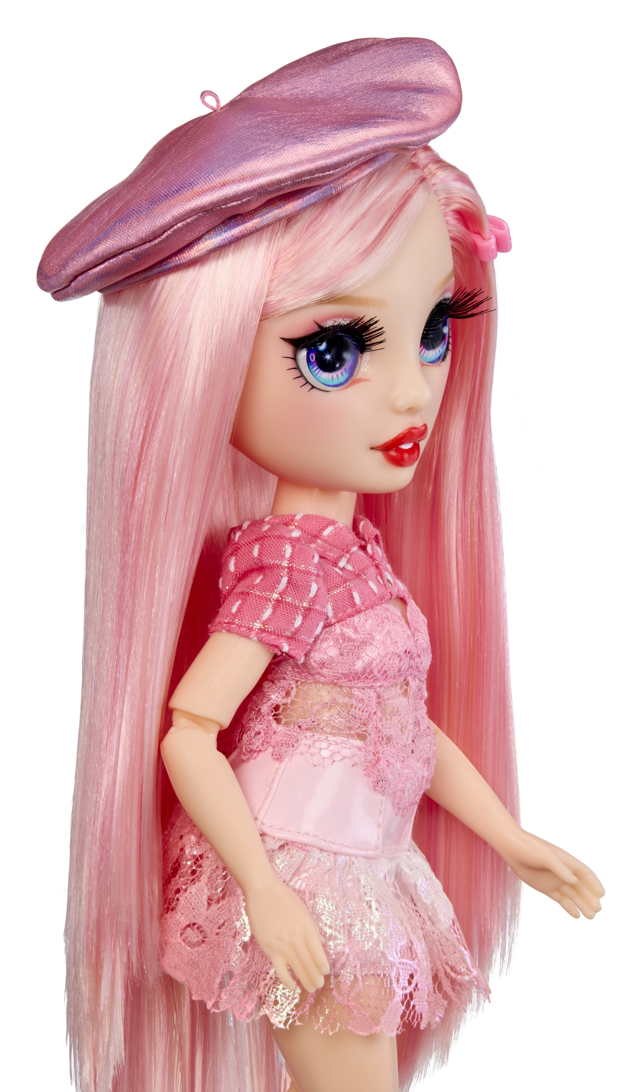 Rainbow High Pretty in Paris Fashion - Bella Parker (Pink), Rainbow 11" Fashion Doll with Outfit, Stylish Handbag, Girls Toy Gift for Kids Ages 4-12 Years