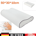 thumbnail image 1 of Almohada ortopédica ajustable con contorno, almohada ergonómica para el cuello cervical para quienes duermen de lado, almohada de espuma viscoelástica de rebote lento y refrescante, alivia el dolor, 1 of 5